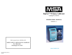 Mine Safety Appliances (MSA) P-MAN003 User's Manual