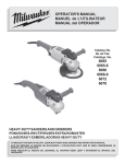 Milwaukee 6065 User's Manual