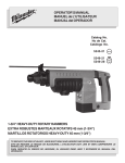 Milwaukee 5345-21 User's Manual