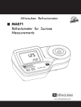 Milwaukee Instruments Doll MA871 User's Manual