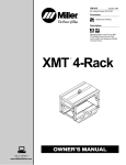 Miller Electric XMT 4-Rack User's Manual