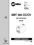 Miller Electric XMT 304 CC/CV User's Manual