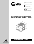 Miller Electric MOG-300 User's Manual