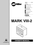 Miller Electric MARK VIII-2 User's Manual