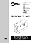 Miller Electric 402P User's Manual