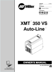 Miller Electric 350 VS User's Manual