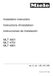 Miele MLT 4601 User's Manual