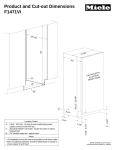 Miele F 1471 Vi Specification Sheet