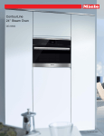 Miele DG 6500 Specification Sheet