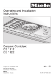 Miele CS 1122 User's Manual