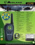 Midland Radio LXT460 User's Manual