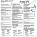 Microlife ST 77 Navigation Manual