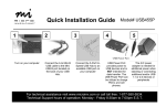 Micro Innovations USB455P User's Manual