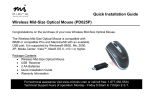 Micro Innovations PD625P User's Manual