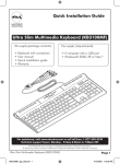 Micro Innovations KB3100MF User's Manual