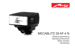 Metz AF-4 User's Manual