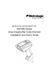Metrologic Instruments MS1890 User's Manual