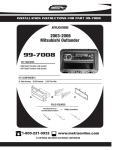 Metra Electronics 99-7008 User's Manual