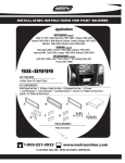 Metra Electronics 98-8999 User's Manual