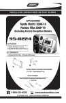 Metra Electronics 95-8224 User's Manual