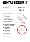 METABO High Pressure Cleaners HD 111 / 420 User's Manual
