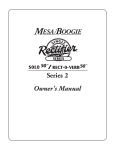 Mesa/Boogie pmn User's Manual