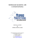 Mermaid Air Conditioner User's Manual