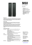 Meridian America M60 User's Manual