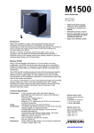 Meridian America M1500 User's Manual