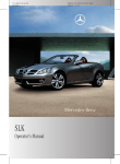 Mercedes Benz 2010 SLK300 User's Manual