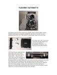 Meopta twin lens reflex cameras FLEXARET AUTOMAT VI User's Manual