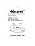 Memorex MPH2089 User's Manual