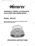 Memorex MP3223 User's Manual