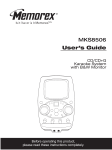 Memorex MKS8506 User's Manual