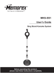 Memorex MKS-SS1 User's Manual