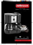 Mellerware Coffeemaker 29003 User's Manual