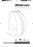 Mellerware 21405/62200W User's Manual