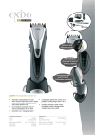 Melissa Rechargeable Hairtrimmer 238-001 User's Manual