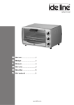 Melissa Mini Oven 751-081 User's Manual