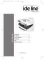 Melissa Health Grill 743-179 User's Manual