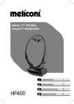 MELICONI Meliconi HP400 User's Manual