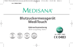 Medisana MediTouch Instruction Manual