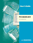 Measurement Specialties PCI-QUAD-AC5 User's Manual