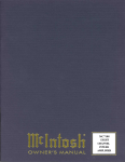 McIntosh MC-7108 User's Manual