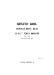 McIntosh MC-30 User's Manual