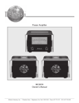 McIntosh MC-2kw User's Manual