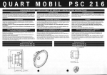 MB QUART Mobil PCS 216 User's Manual