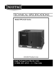 Maytag PPG3GD Technical Literature