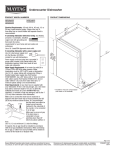 Maytag MDB4949SDM Dimension Guide