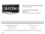Maytag Washer W10092764A User's Manual